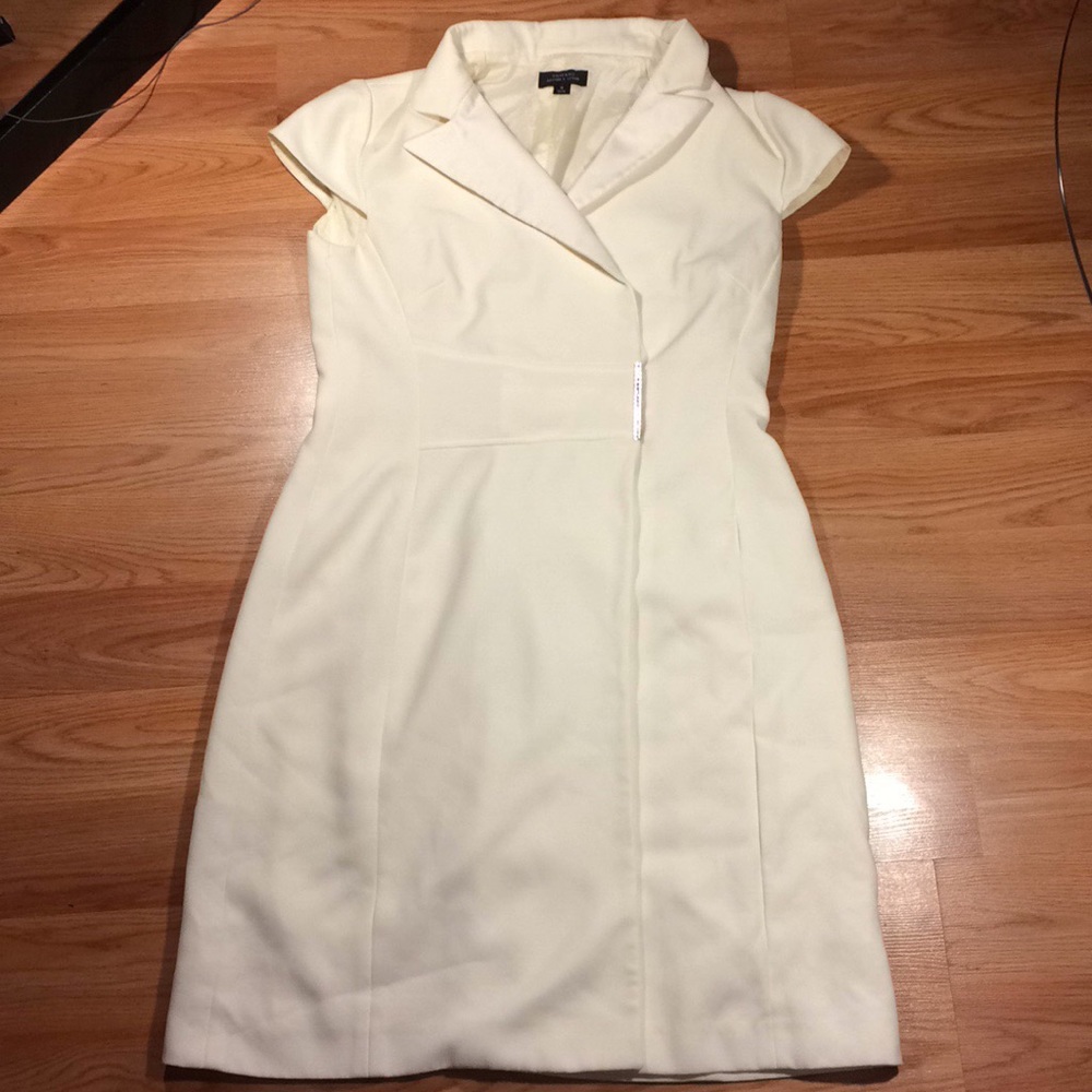TAHARI champagne dress by Arthur S. Levine